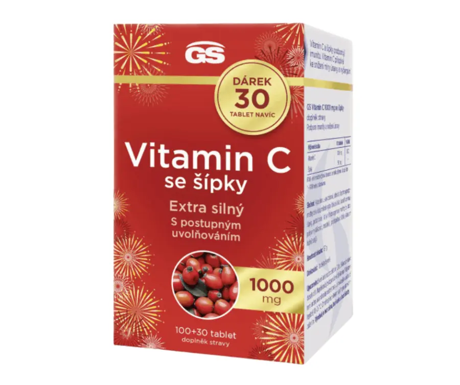 14060-gs vitamin c 1000mg se sipky tbl.100+30 darek